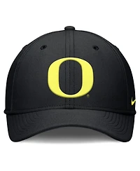 Men's Nike Black Oregon Ducks Rise SwooshFlex Dri-fit Hat