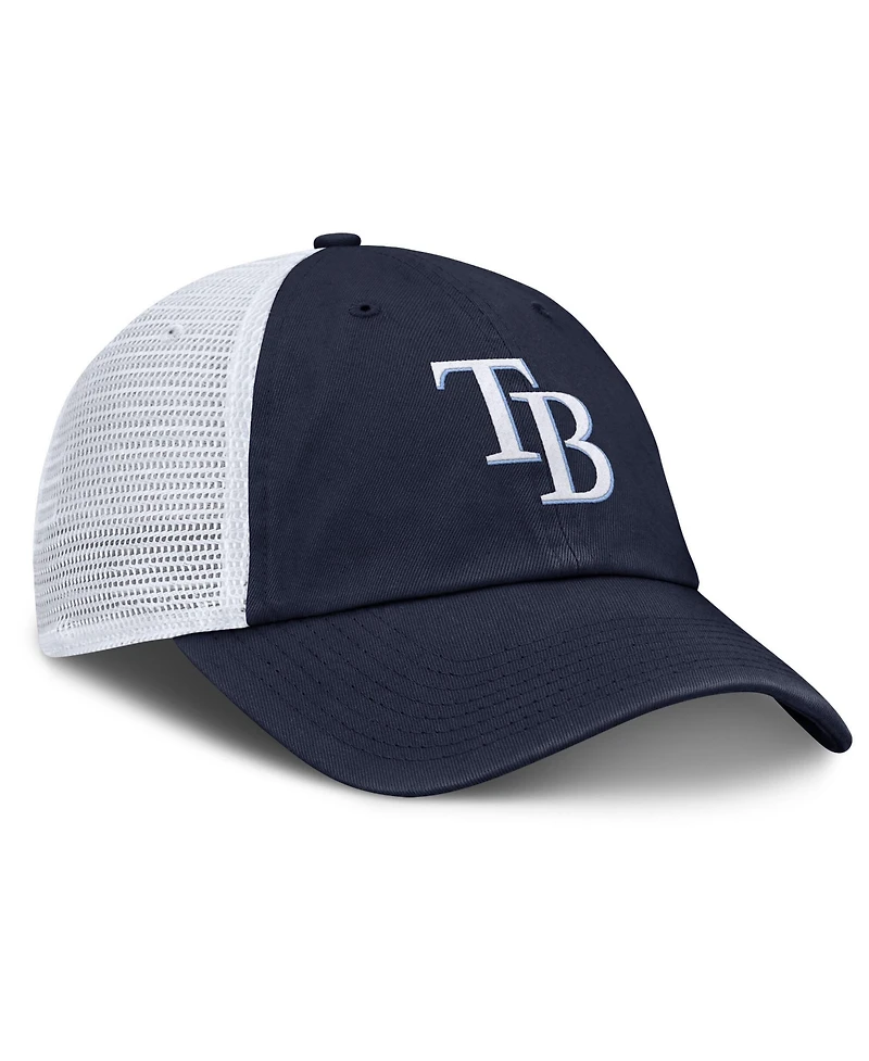 Men's Nike Navy/White Tampa Bay Rays Club Trucker Adjustable Hat