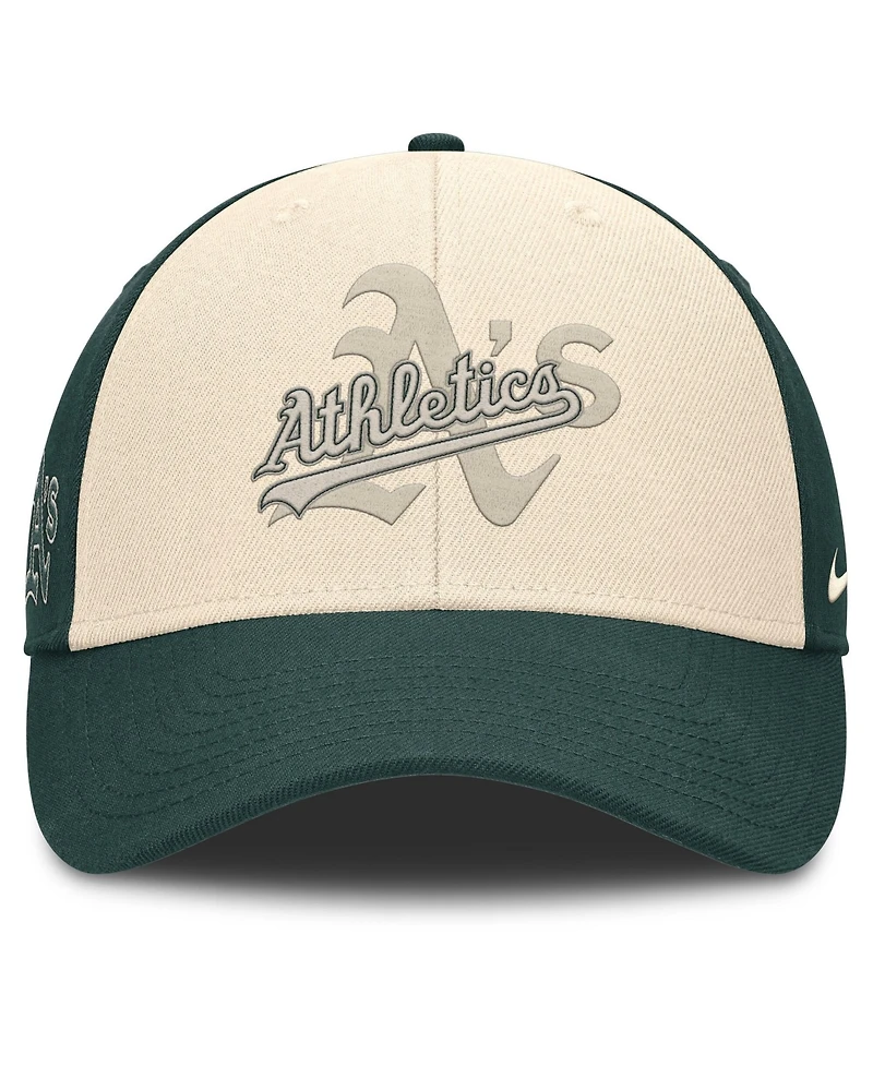 Nike Men's Green/Natural Athletics Statement Club Performance Adjustable Hat