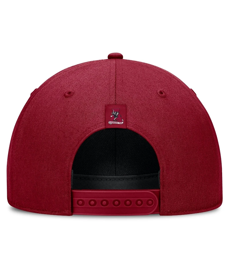 Men's and Women's Nike Crimson Alabama Crimson Tide 2026 Basketball Refresh 5-Panel Rope Rise Hat