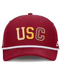 Men's and Women's Nike Crimson Usc Trojans 2026 Basketball Refresh 5-Panel Rope Rise Hat