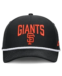 Men's Nike Black San Francisco Giants Cooperstown Rise Adjustable Hat