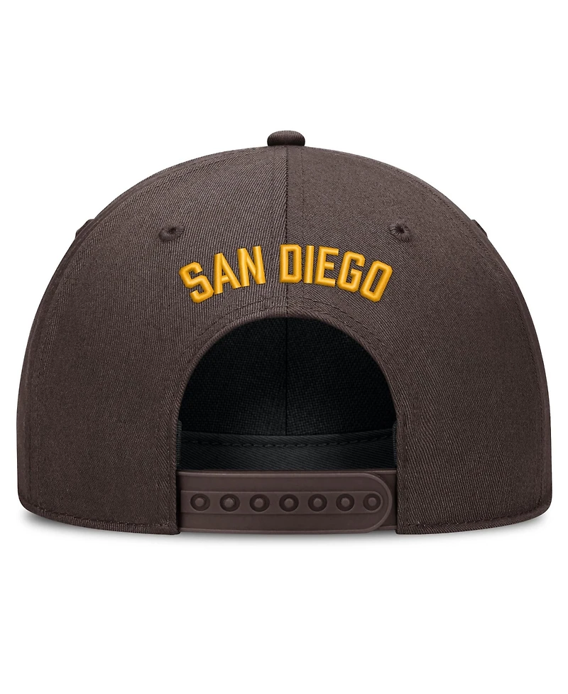 Men's Nike Brown San Diego Padres Cooperstown Rise Adjustable Hat