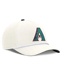 Men's Nike Cream Arizona Diamondbacks Cooperstown Rise Adjustable Hat