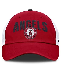 Men's Nike Red Los Angeles Angels Primetime Club Adjustable Trucker Hat