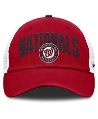 Men's Nike Red Washington Nationals Primetime Club Adjustable Trucker Hat
