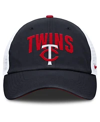 Men's Nike Navy Minnesota Twins Primetime Club Adjustable Trucker Hat