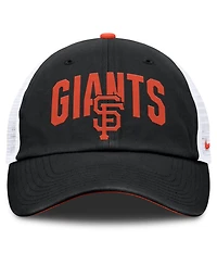 Men's Nike Black San Francisco Giants Primetime Club Adjustable Trucker Hat