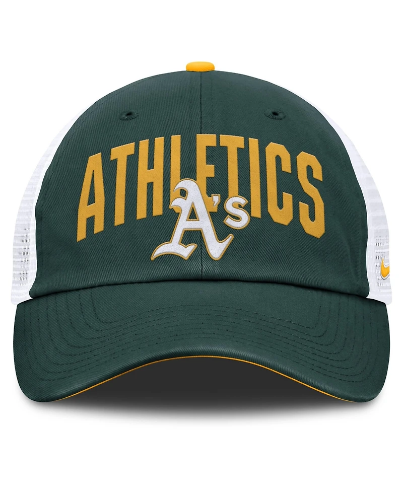 Men's Nike Green Athletics Primetime Club Adjustable Trucker Hat