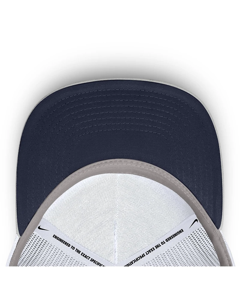 Men's and Women's Nike Gray West Virginia Mountaineers 2026 Basketball Refresh 5-Panel Rise Trucker Hat