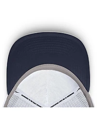 Men's and Women's Nike Gray West Virginia Mountaineers 2026 Basketball Refresh 5-Panel Rise Trucker Hat