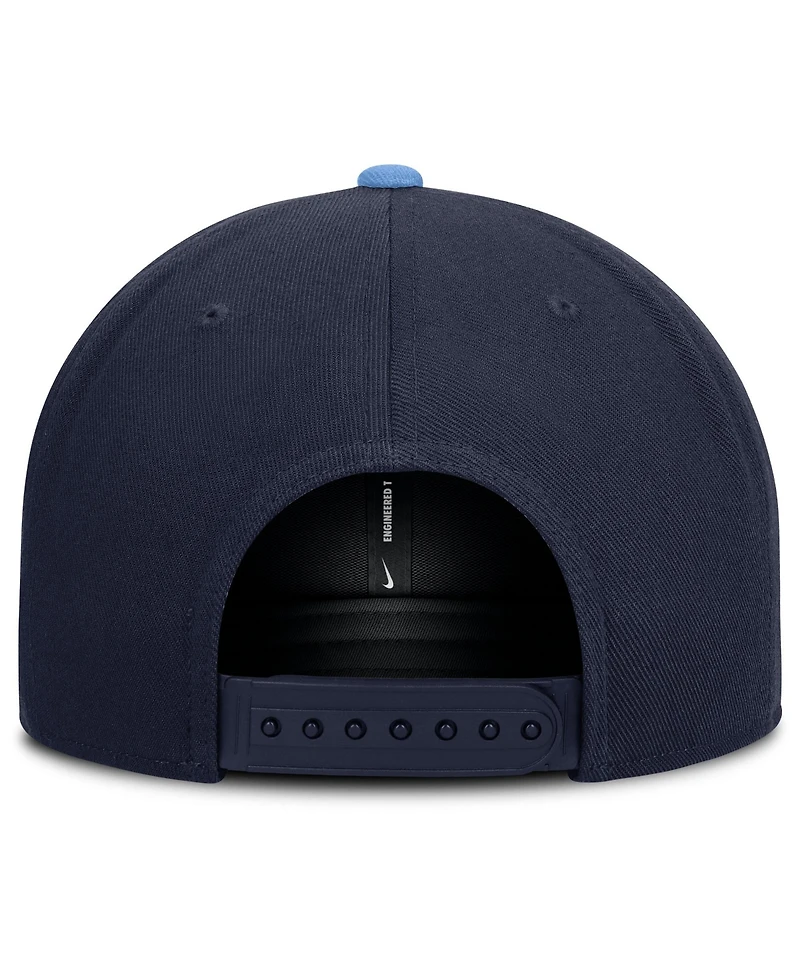 Men's Nike Navy/Light Blue Tampa Bay Rays Primetime Pro Dri-fit snapback Hat