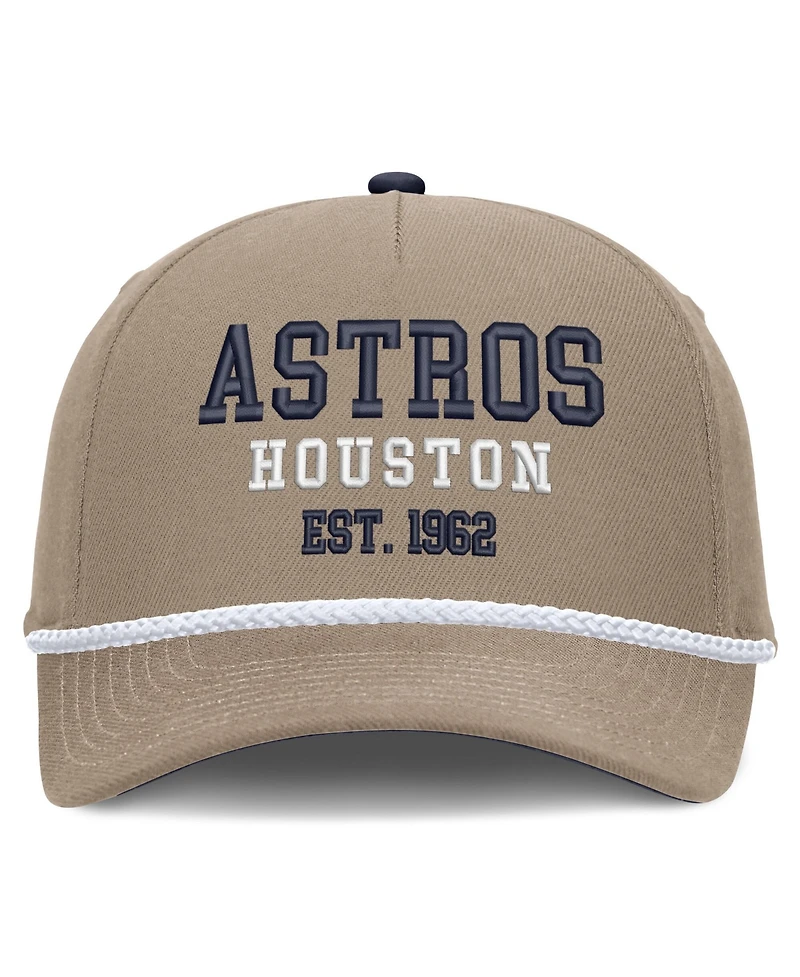 Men's Nike Khaki Houston Astros Father's Day Rope Rise Adjustable Hat