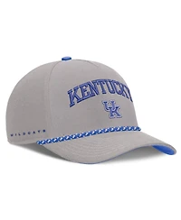 Nike Men's and Women's Gray Kentucky Wildcats Primetime Rise Rope Adjustable Hat