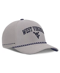 Nike Men's and Women's Gray West Virginia Mountaineers Primetime Rise Rope Adjustable Hat