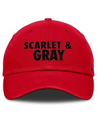 Men's and Women's Nike Scarlet Ohio State Buckeyes Primetime Chant Club Adjustable Hat