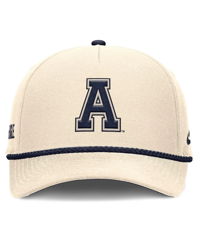 Men's and Women's Nike Natural Auburn Tigers Legacy Vintage Rope Rise Adjustable Hat