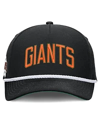 Men's Nike Black San Francisco Giants Cooperstown Collection Rise Adjustable Hat