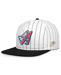Men's Nike White/Black California Angels Cooperstown Collection Pro Adjustable Hat