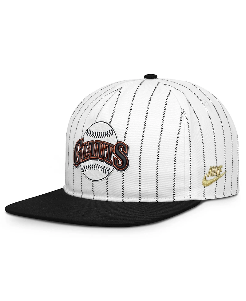 Nike Men's White/Black San Francisco Giants Cooperstown Collection Pro Adjustable Hat