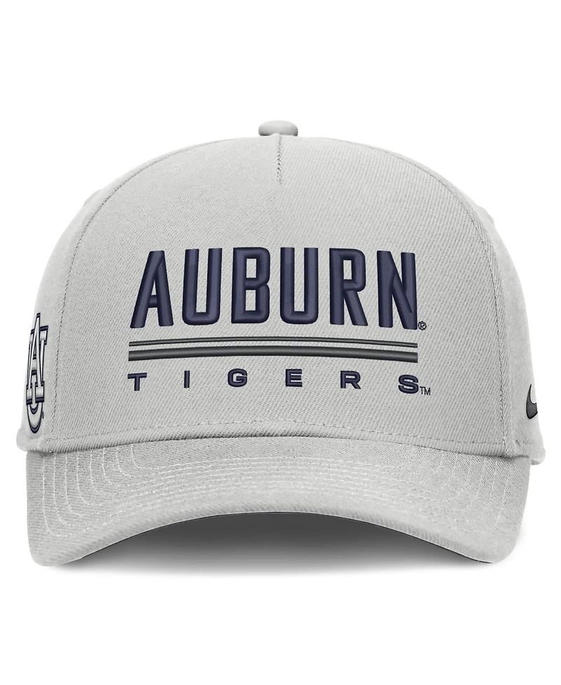 Men's Nike Gray Auburn Tigers 2026 Sideline Dri-fit Rise Adjustable Hat