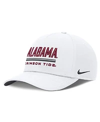 Nike Men's White Alabama Crimson Tide 2026 Sideline Dri-fit Rise Adjustable Hat