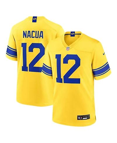 Men's Nike Puka Nacua Los Angeles Rams Classic Sol Game Jersey