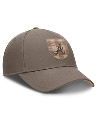 Men's Nike Brown Atlanta Braves Statement Rise Adjustable Hat