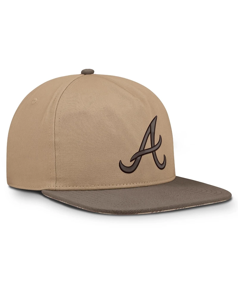 Nike Men's Light Brown Atlanta Braves Statement Adjustable Hat