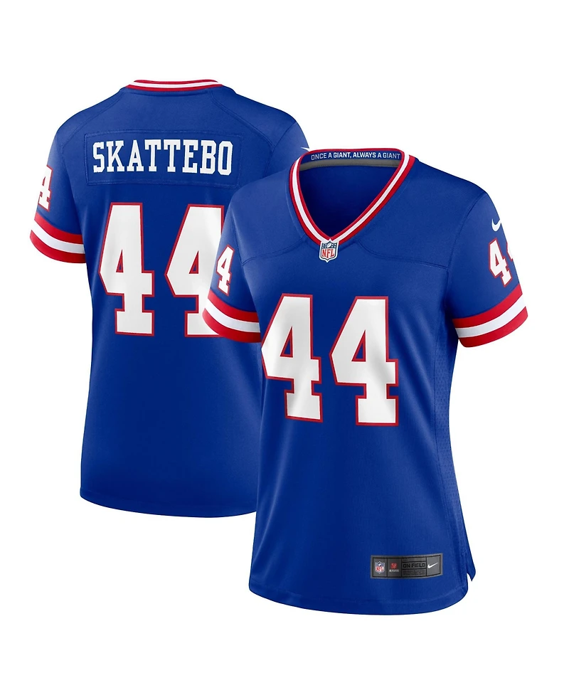 Nike Women's New York Giants Cam Skattebo Alternate 2 V-Neck Game Jersey