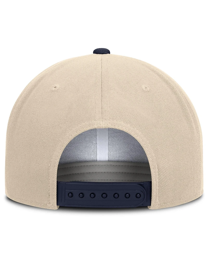 Men's and Women's Nike Natural/Navy Arizona Wildcats Campus Prep snapback Hat