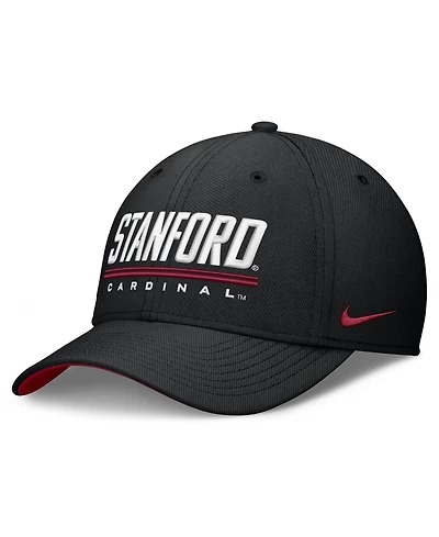 Nike Men's Black Stanford Cardinal Game Day Rise Swooshflex Hat