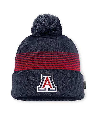 Men's and Women's Nike Navy Arizona Wildcats 2026 On-Field Cuffed Knit Hat with Pom