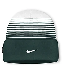 Men's and Women's Nike Green/White Michigan State Spartans On-Field Utility Knit Hat