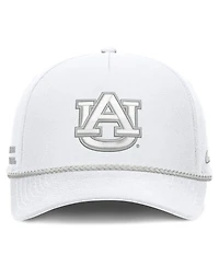 Nike Men's and Women's White Auburn Tigers Rope Rise Adjustable Hat