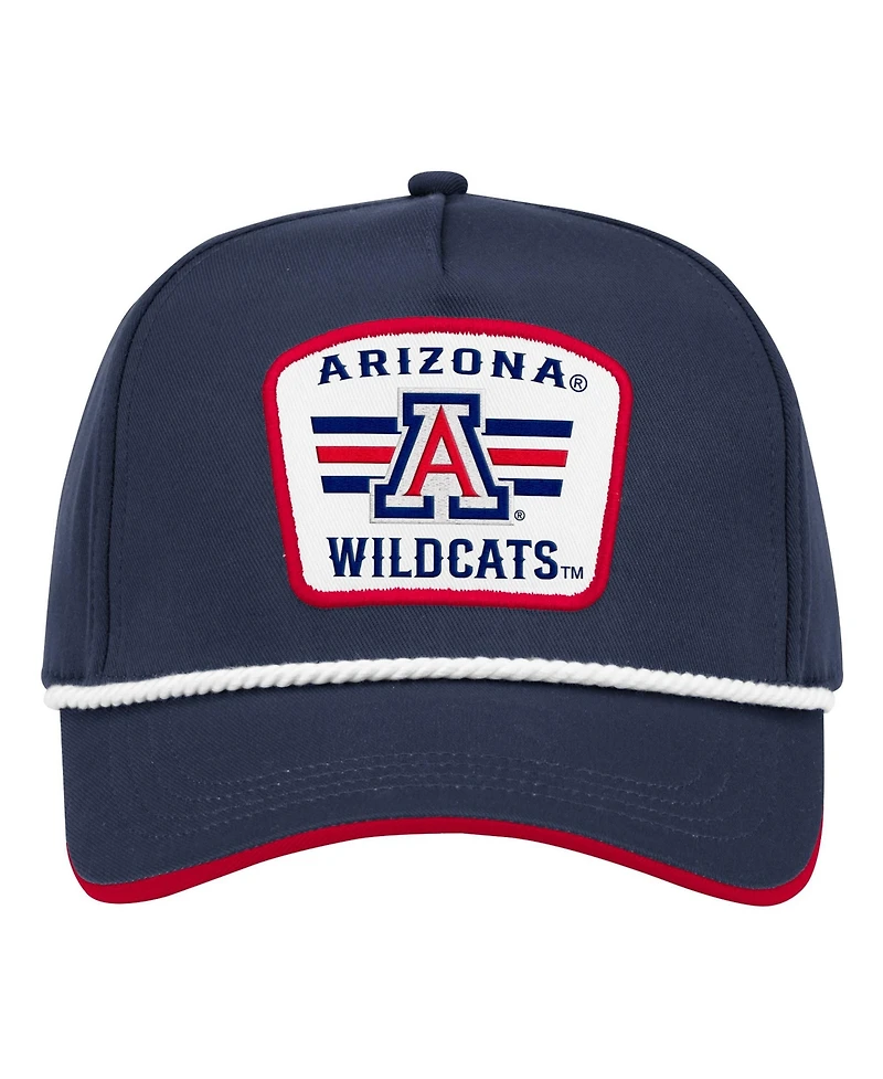 Colosseum Men's Navy Arizona Wildcats Hits the Road Podium Adjustable Hat
