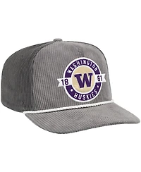 Colosseum Men's Gray Washington Huskies Where's My Hat Podium Adjustable Trucker Hat