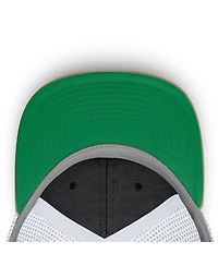 Nike Men's and Women's Beige/Green Oregon Ducks Primetime Arched Trucker Adjustable Hat