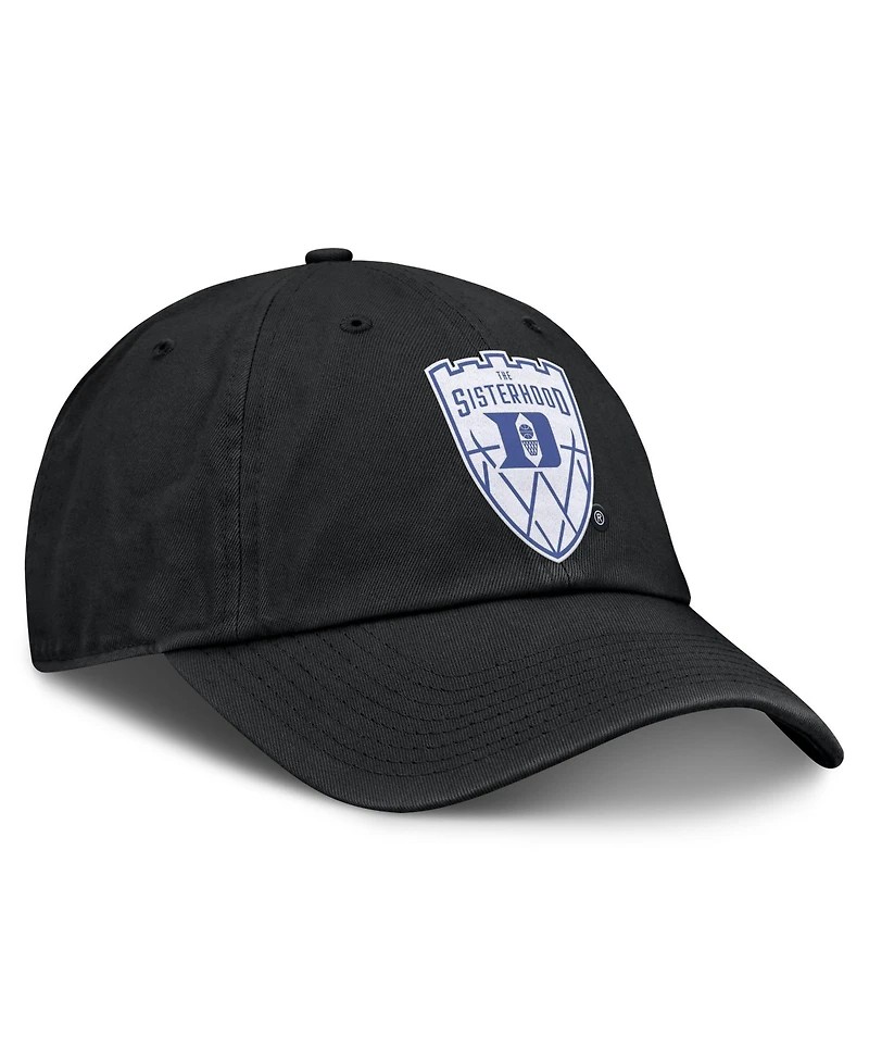 Nike Men's Black Duke Blue Devils The Sisterhood Club Adjustable Hat