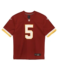 Nike Baby Boys and Girls Jayden Daniels Burgundy Washington Commanders Team Game Jersey