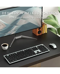 Lofree Wireless Silent Full-Size Keyboard and Mouse Set for Windows
