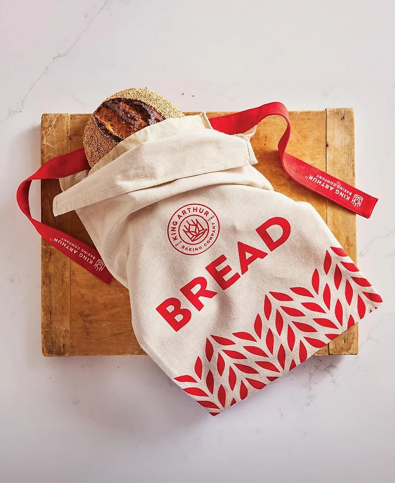King Arthur Baking Company Cotton Bread Bag, 20" x 12"