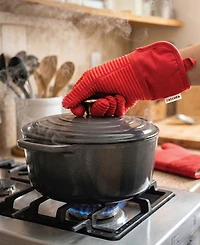 Cat Cora Heavyweight Cotton Oven Mitts, Set of 2