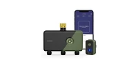 Tessan Brass 3-Zone WiFi Water Timer with App and Voice Control, 18 Irrigation Programs, Rain Delay and Mist Mode