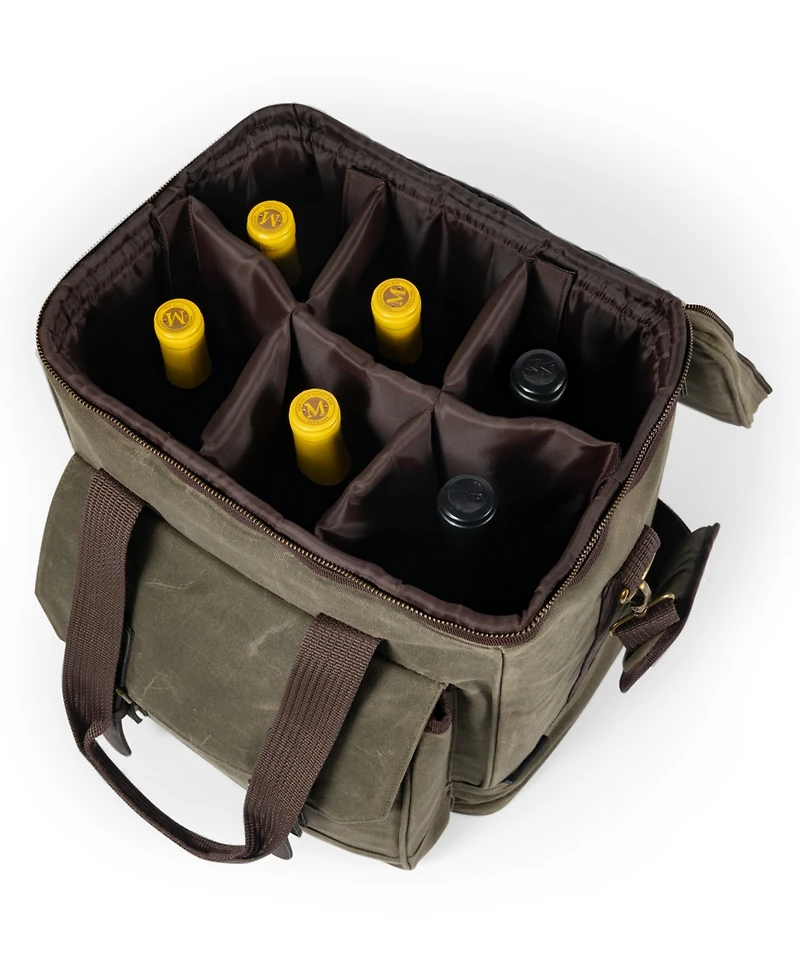 Legacy Weekender 6 Bottle Insulated Wine Bag with Trolley