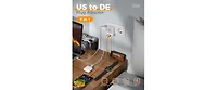 Tessan Cell Phone Charging Accessory with 20W, 4 Outlets, 2 Usb-c for Home, Office and Travel