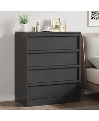 gaomon 4 Drawer Dresser for Bedroom, 39.3" Tall Wooden Storage Chest with Deep Drawers for Closet, Living Room