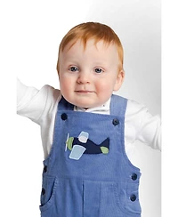 Florence Eiseman Baby Boy 6M-24M Corduroy Longall with Airplane Jumpsuit
