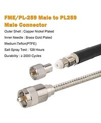 Lofree RG8X Double Shielded Stranded Core Coax Cable 10 ft.