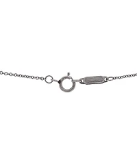 Pre-Owned Tiffany & Co Heart 3 Diamond Pendant Necklace